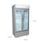 Premium Levella 18 cu. ft. Commercial Display Refrigerator Two Glass Door Merchandiser in Silver PRN185DX - alternate 7